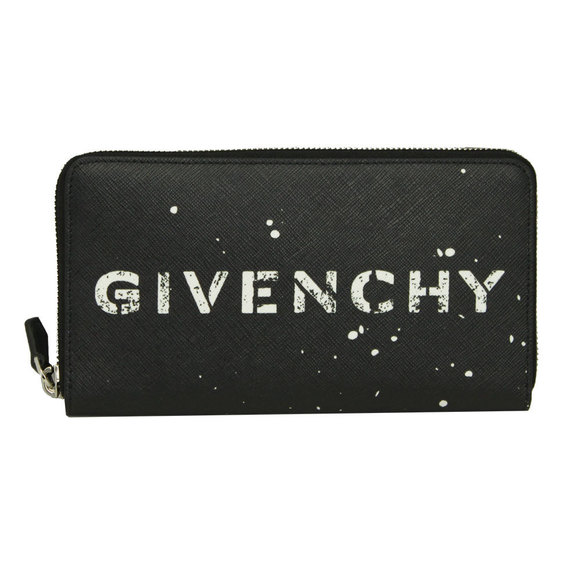 Givenchy Wallet Canvas Black Long Zip - Picture 1 of 4
